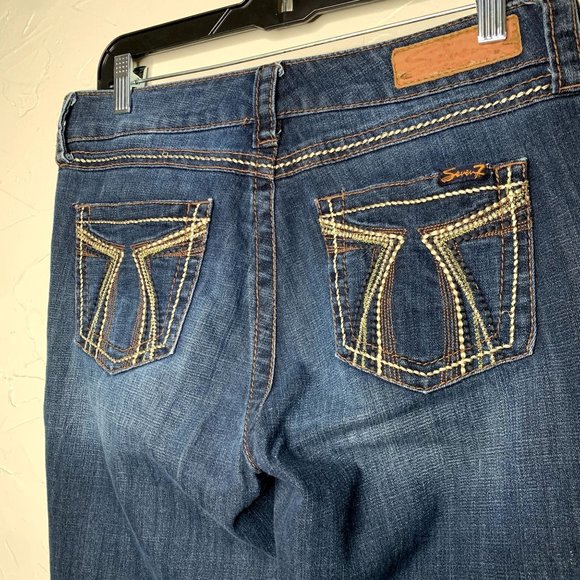 Seven7 Jeans Rocker Slim Boot Cut size 6 - Picture 6 of 6